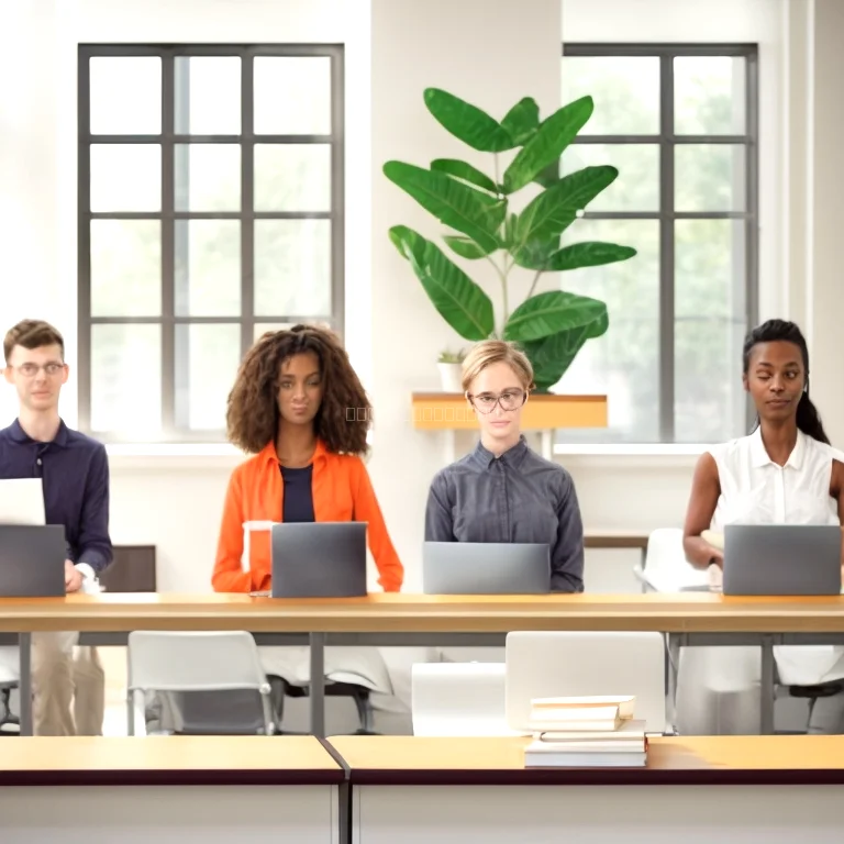 Persona concentrada estudiando con disciplina